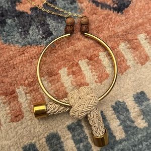 Long handmade chain necklace